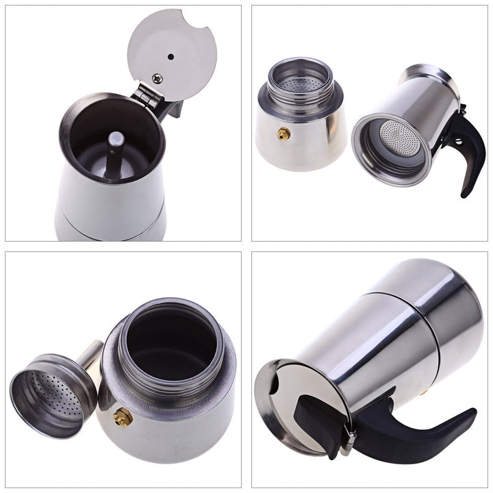 Kaffekanne Mocha Espresso Latte Perkolator Komfyr Latte Stekepanne | Luvikno