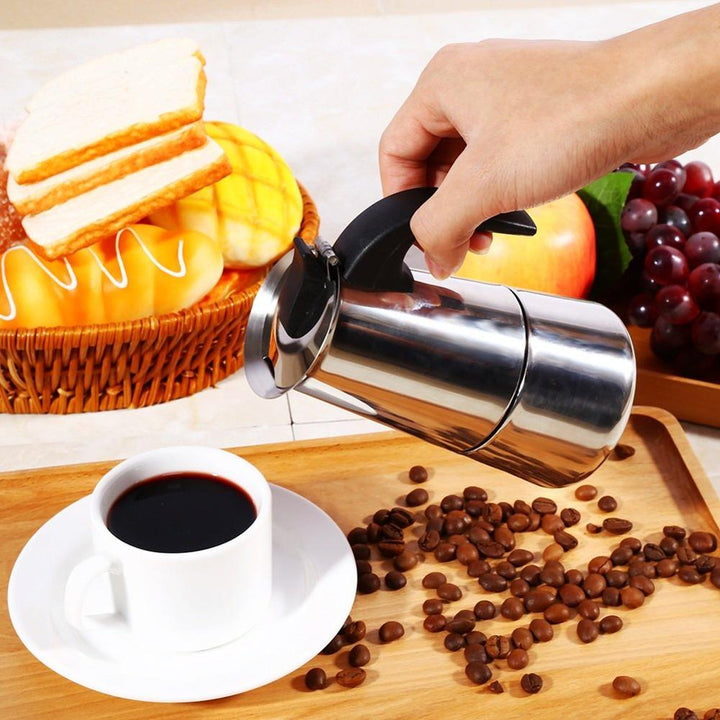 Kaffekanne Mocha Espresso Latte Perkolator Komfyr Latte Stekepanne | Luvikno