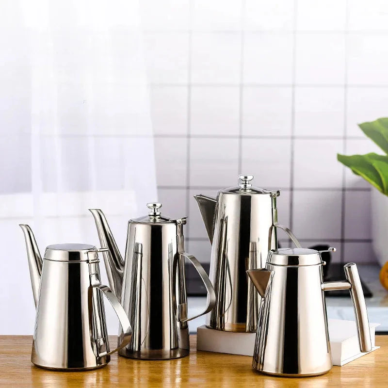Cold Kettle Teapot Lang munnsuppekettle Rustfritt stål tekanne | Luvikno