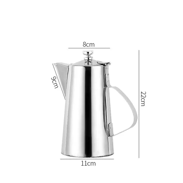 Cold Kettle Teapot Lang munnsuppekettle Rustfritt stål tekanne | Luvikno
