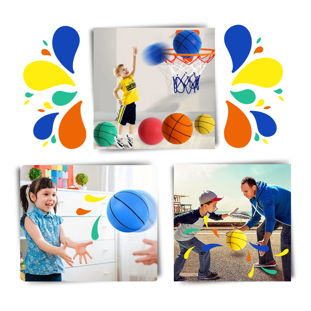 Luvikno | Fargerik stille basketball for barn