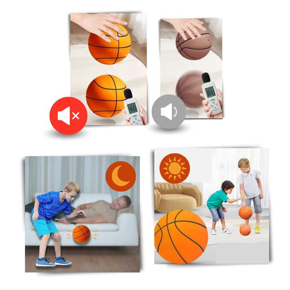 Luvikno | Fargerik stille basketball for barn