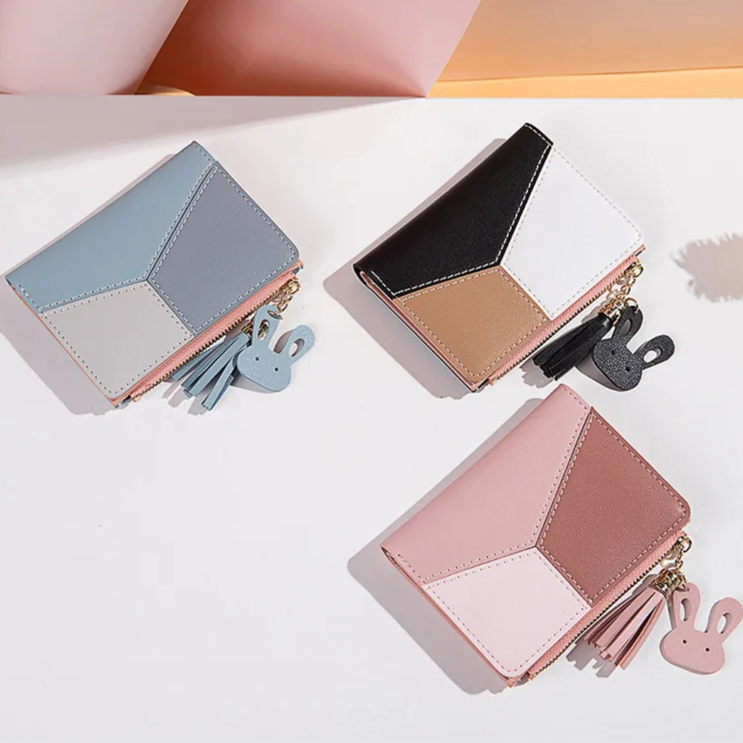 Mini lommebok med trendy dusk Luvikno