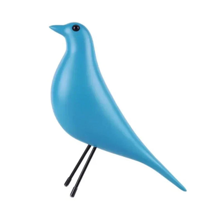 Fargerik novitet fuglehus ornament harpiks skulptur dekOR | Luvikno