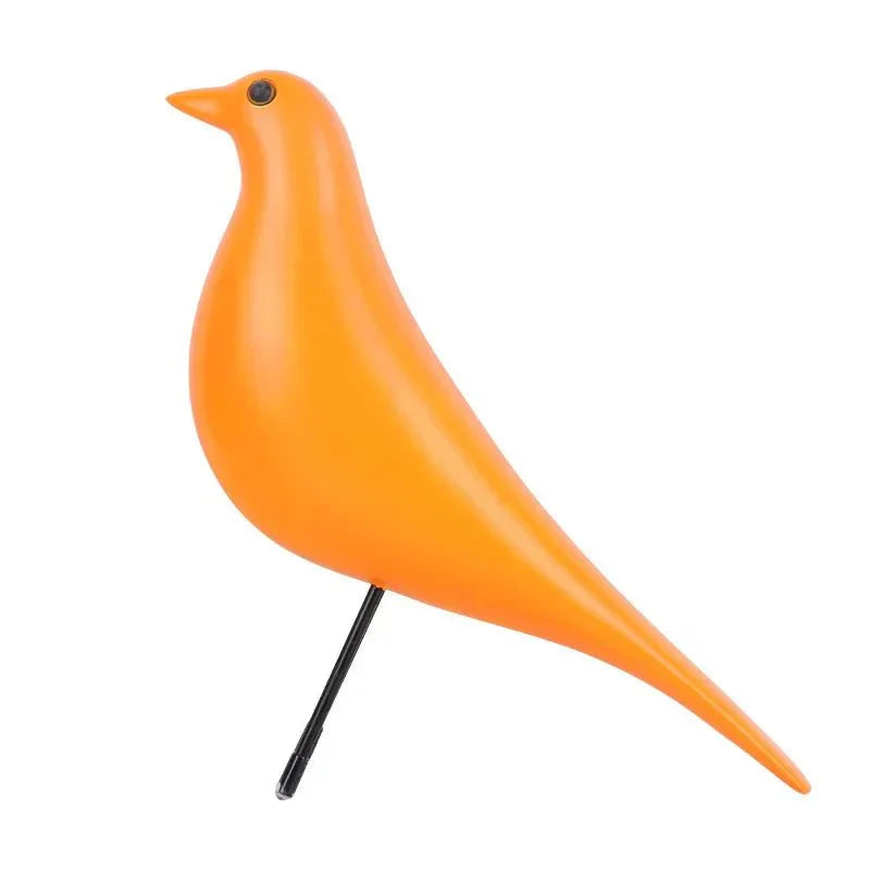 Fargerik novitet fuglehus ornament harpiks skulptur dekOR | Luvikno