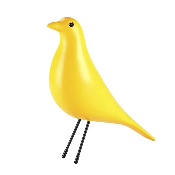Fargerik novitet fuglehus ornament harpiks skulptur dekOR | Luvikno