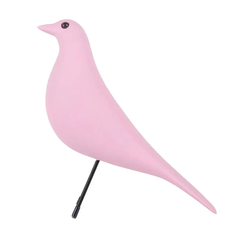 Fargerik novitet fuglehus ornament harpiks skulptur dekOR | Luvikno