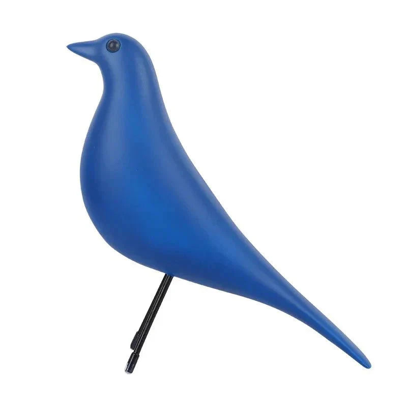 Fargerik novitet fuglehus ornament harpiks skulptur dekOR | Luvikno