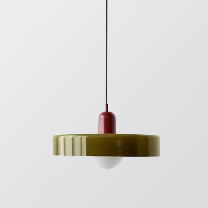Luvikno | Fargerik Pendellampe i Bauhaus Stil - StiloGlas