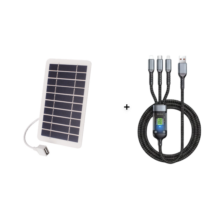 Fleksibelt solpanel 2W 5V med USB-utgang | Luvikno