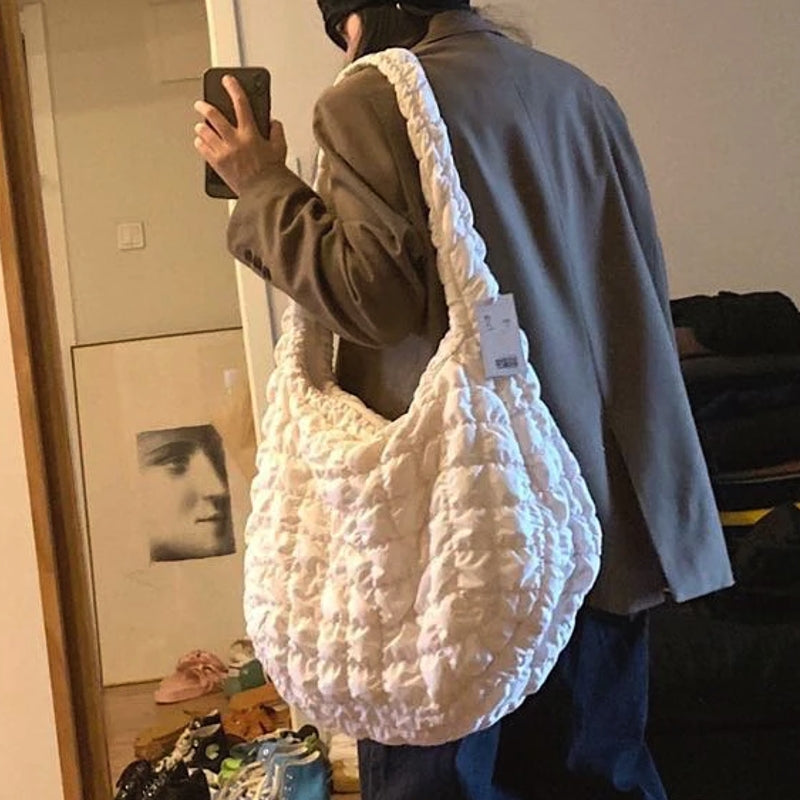 Luvik | Suuri Kapasiteetti Laukku Naiskuvio Pilvi Kämmenlaukku