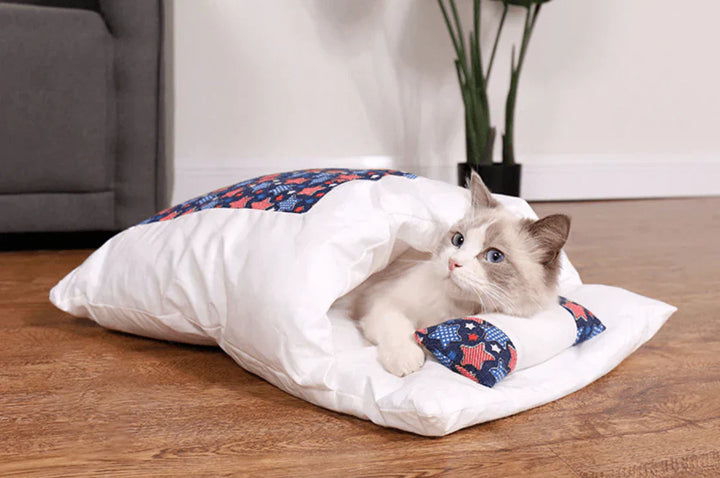 Komfortabel katte sopepose - SnugKitty Luvikno