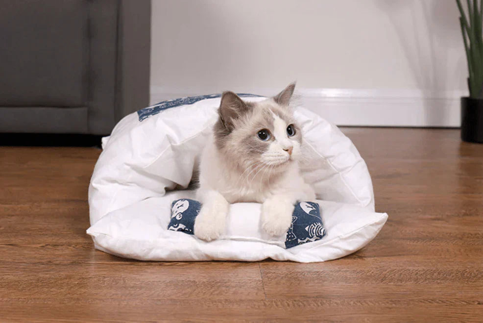 Komfortabel katte sopepose - SnugKitty Luvikno
