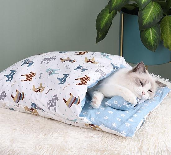 Komfortabel katte sopepose - SnugKitty Luvikno