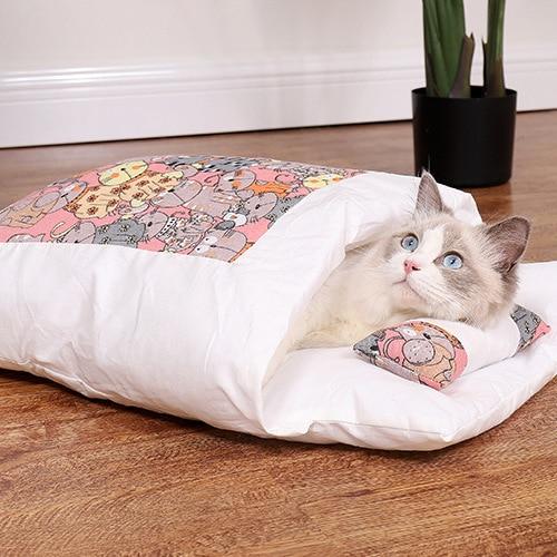 Komfortabel katte sopepose - SnugKitty Luvikno