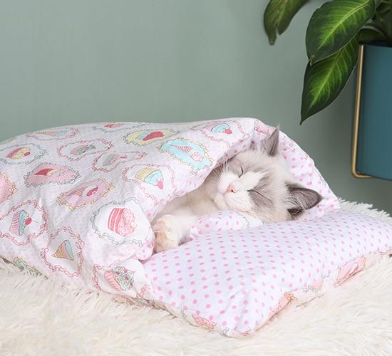 Komfortabel katte sopepose - SnugKitty Luvikno