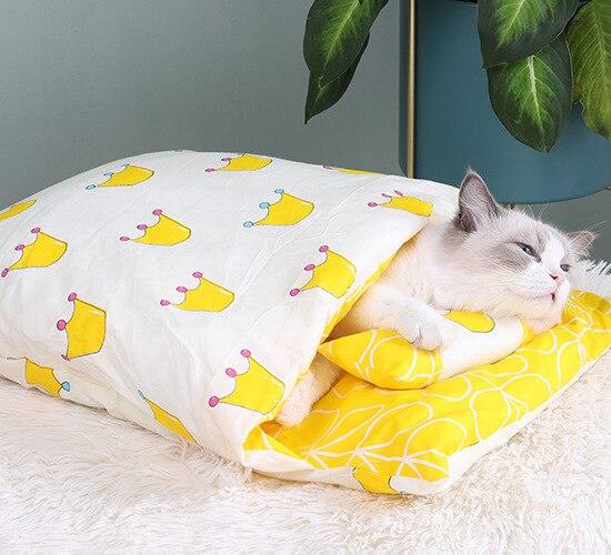 Komfortabel katte sopepose - SnugKitty Luvikno