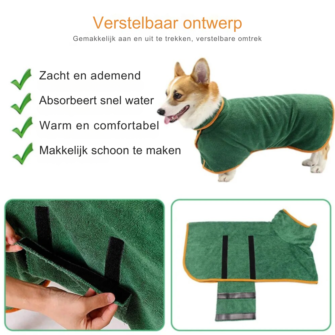 Komfortabel Hund Badekåpe - Finn Luvikno