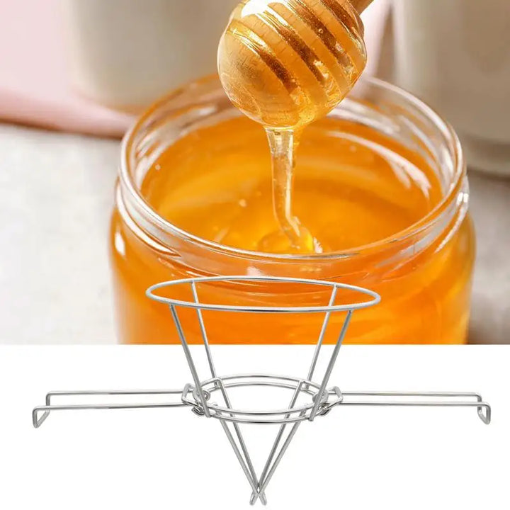 Cone Filter Stand Folding Arms Rustfritt Stål Gjenbrukbar Sil Rack | Luvikno