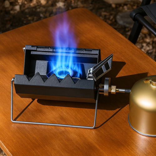 Quick-Fold Camping Gas Stove | Luvikno