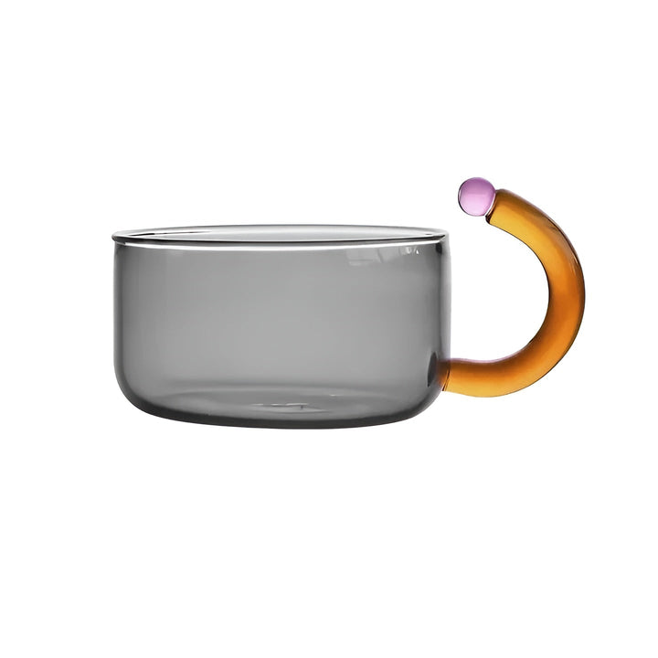 Transparent Teapot & Cups – Stylish Set in Contrasterende Farger | Luvikno
