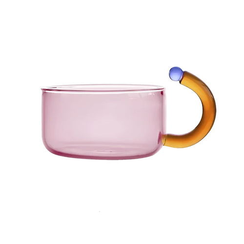 Transparent Teapot & Cups – Stylish Set in Contrasterende Farger | Luvikno