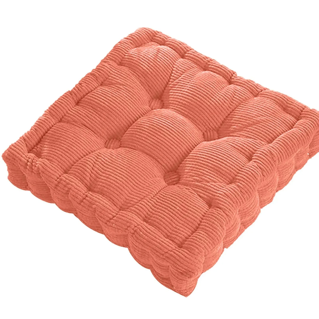 Cordfløyel Meditasjonsgulvpute - Moderne Bomullssete 40x40cm | Luvikno