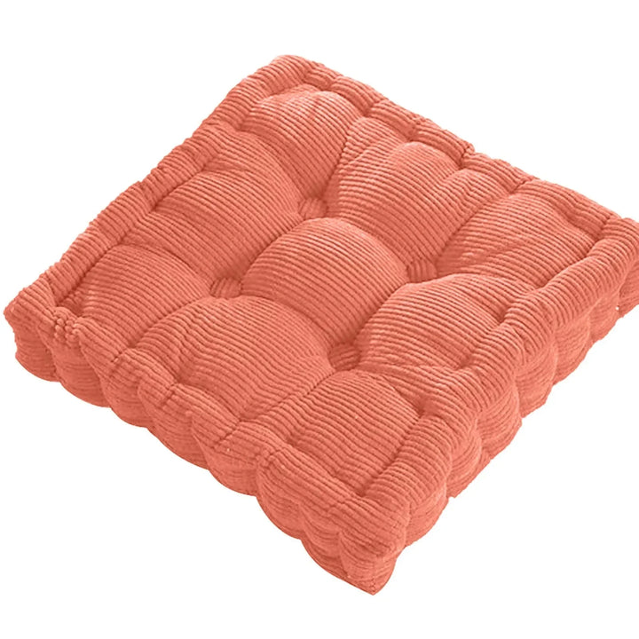 Cordfløyel Meditasjonsgulvpute - Moderne Bomullssete 40x40cm | Luvikno