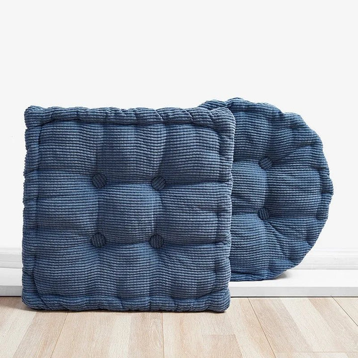 Cordfløyel Meditasjonsgulvpute - Moderne Bomullssete 40x40cm | Luvikno