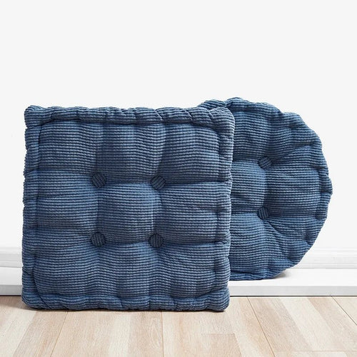 Cordfløyel Meditasjonsgulvpute - Moderne Bomullssete 40x40cm | Luvikno