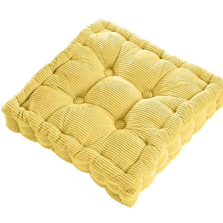 Cordfløyel Meditasjonsgulvpute - Moderne Bomullssete 40x40cm | Luvikno