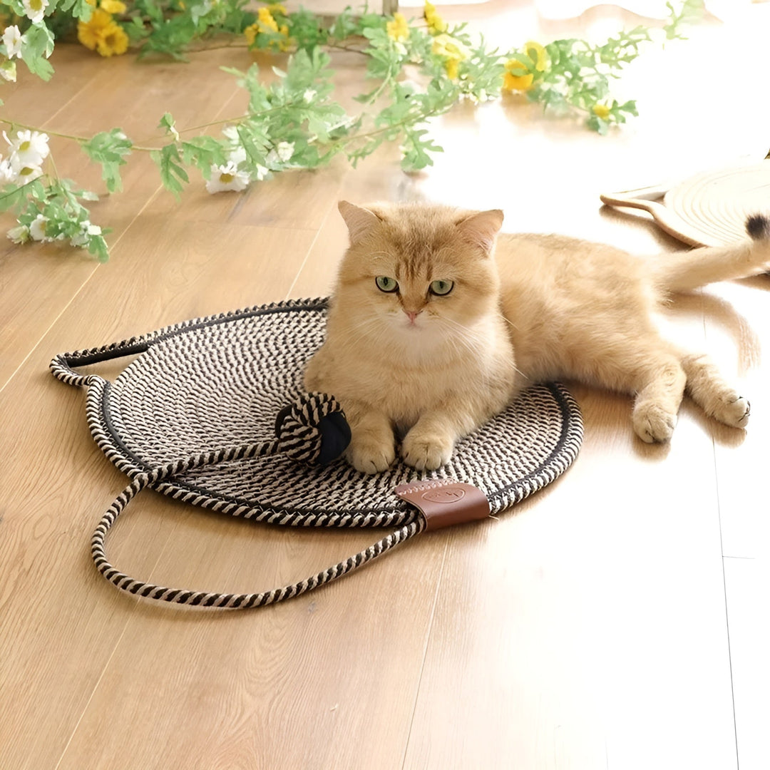 Katteskrapemat av bomull - ClawGuard Luvikno