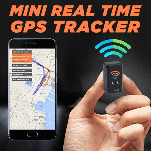 Luvikno | Mini Sanntids GPS Tracker Enhet | Liten størrelse og lett vekt