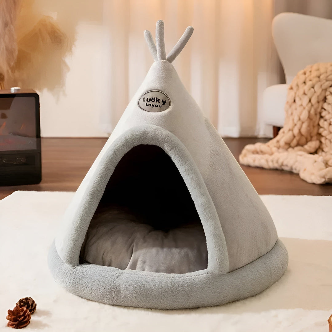 Koselig telt hus for kjæledyr - PurrPalace Luvikno