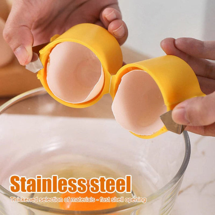 Egg Cracker Kjøkkenverktøy Rustfritt Stål Luvikno