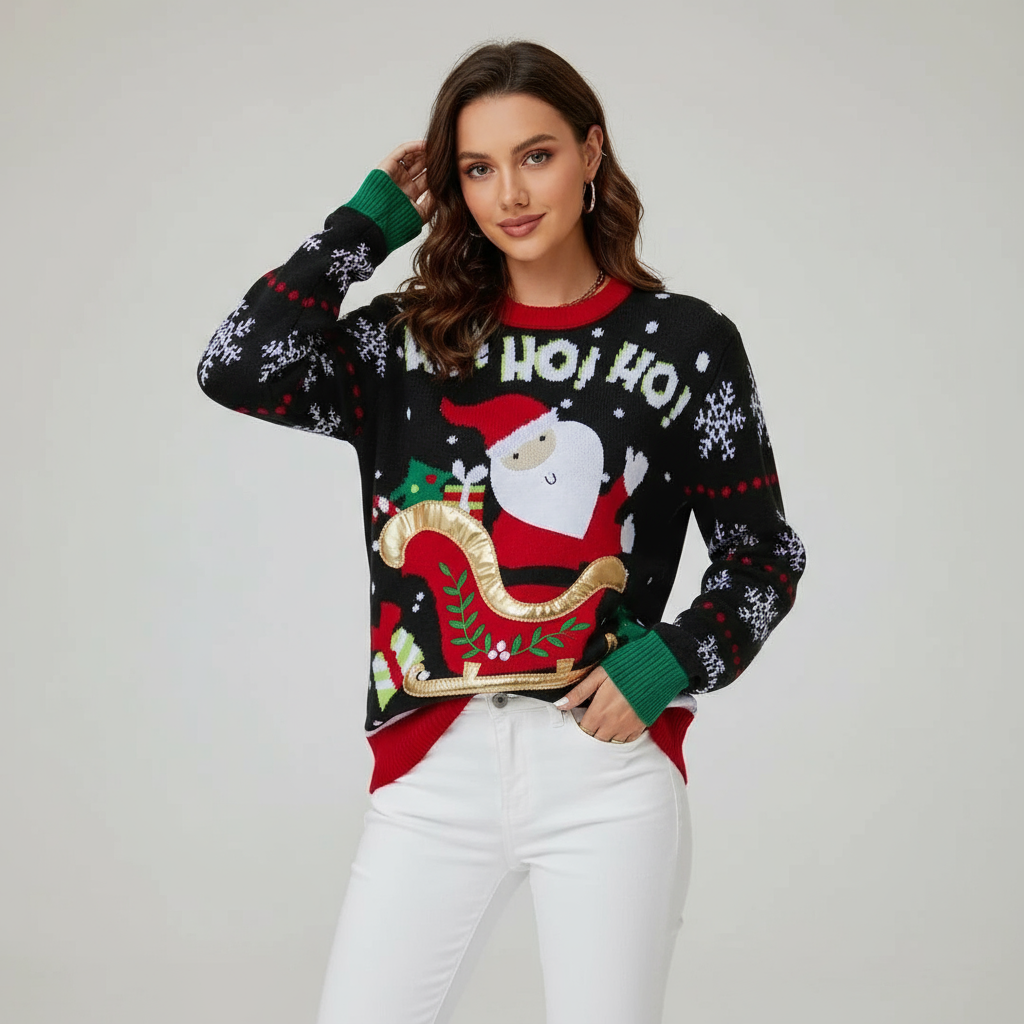 Luvik | Femmes - Joyeux Père Noël - Coupe confortable