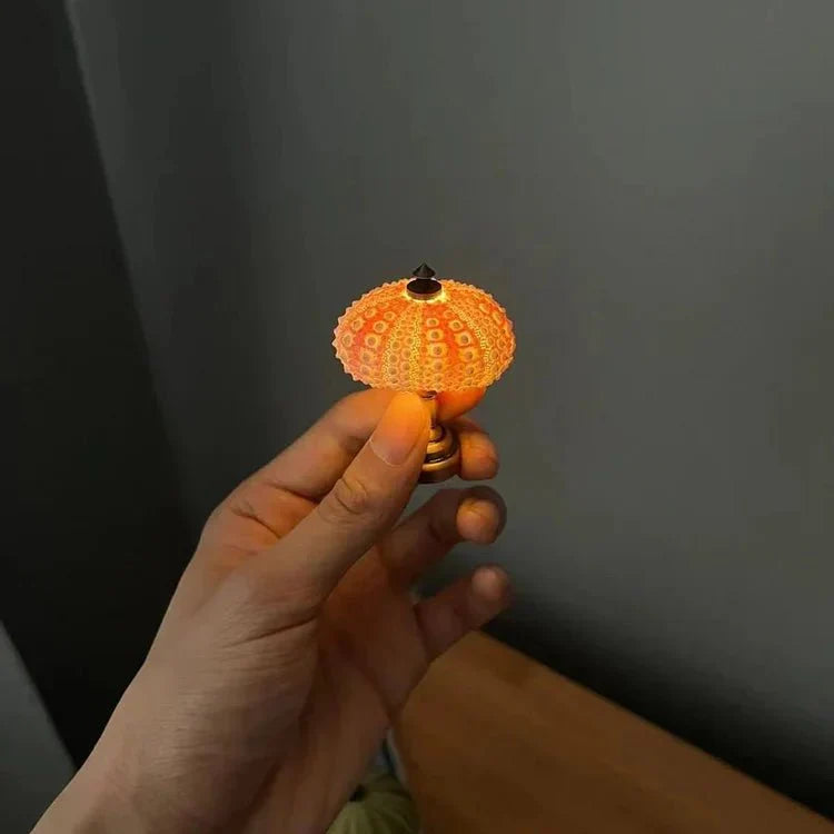 Bordlampe Mini Sjøpinnsvin Skall Lys Luvikno