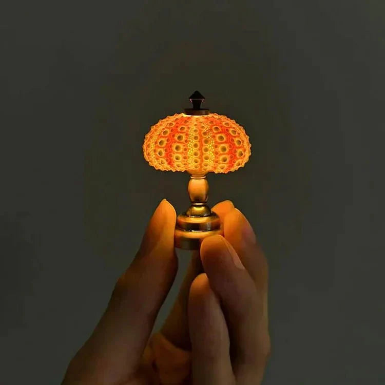 Bordlampe Mini Sjøpinnsvin Skall Lys Luvikno