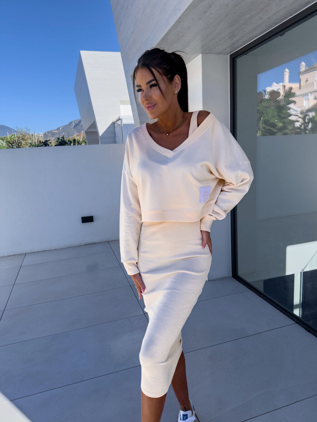 Luvik | Sweatshirt-kjole-sett