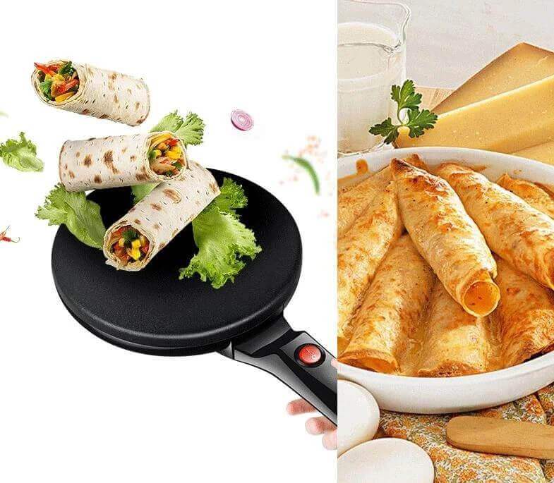 CrepeMaster - Elektrisk Crêpe Maker for Koking Luvikno