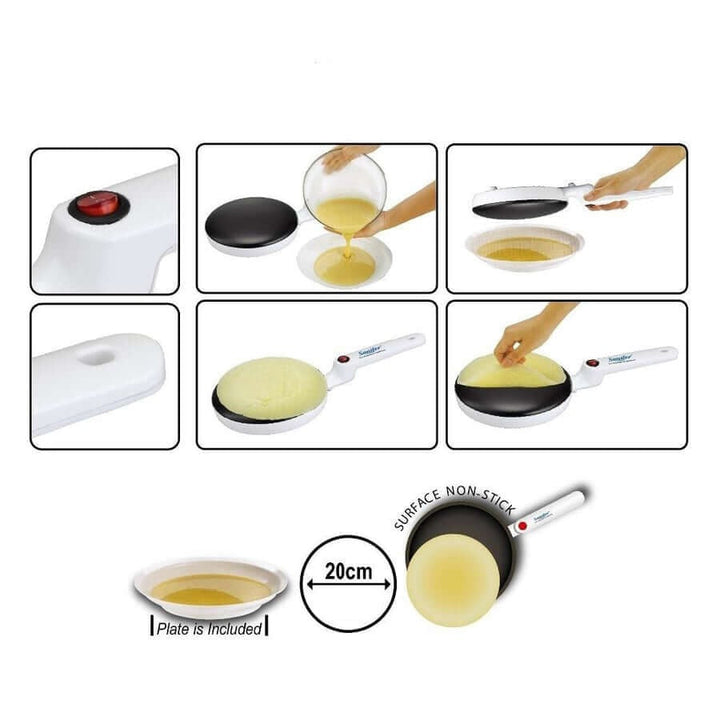 CrepeMaster - Elektrisk Crêpe Maker for Koking Luvikno