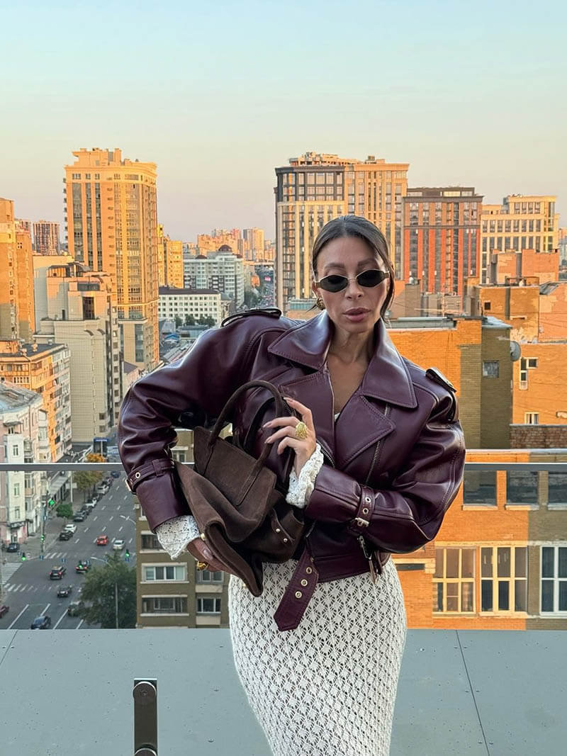 Luvik | Keinonahkainen Trenssitakki