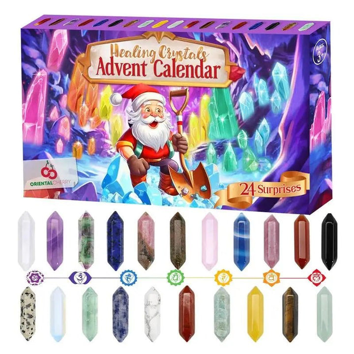 Luvikno | KRYSTALL ADVENTSKALENDER 2025 – 24 Unike Krystaller for en Magisk Nedtelling til Jul