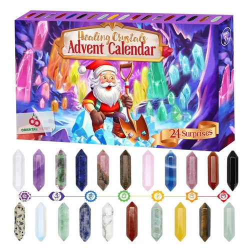 Luvikno | KRYSTALL ADVENTSKALENDER 2025 – 24 Unike Krystaller for en Magisk Nedtelling til Jul