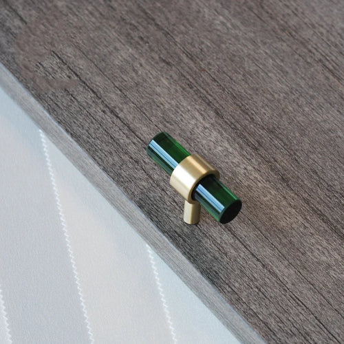 Crystal Cabinet Drawer Handle and Door Knob Small T Bar Handle | Luvikno