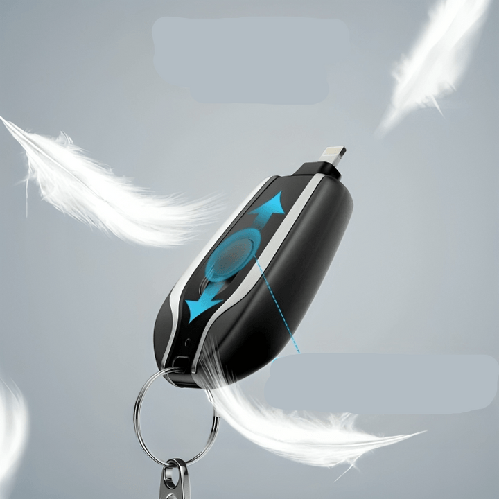 Luvikno | LuxPower Elite Mini-Powerbank | Kompakt nøkkelring med kraftig ladingsfunksjon for på farten