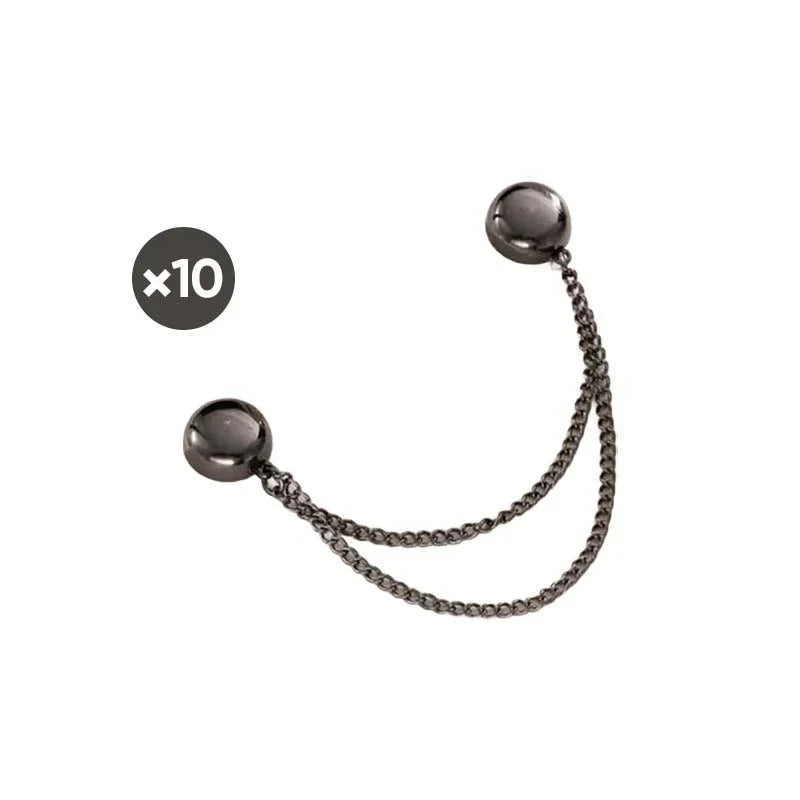 Luvikno | MagCloth Magnetiske Klesklipp | Rynkefri & Stoffvennlig | For Klær, Skjerf & Tilbehør | Perfekt for Garderobe & Reiser