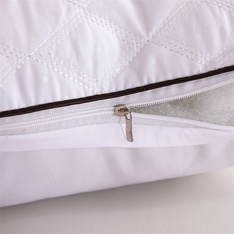 LuxurySoft - Ekstra Lang Hypoallergenisk Pute for Rygg- og Side-sovende, Myk og Pustende, Maskinvaskbar | Luvikno