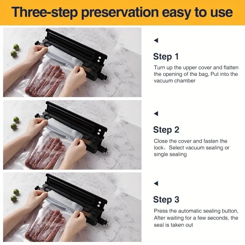Ny Food Saver Vakuumforseglermaskin | Luvikno