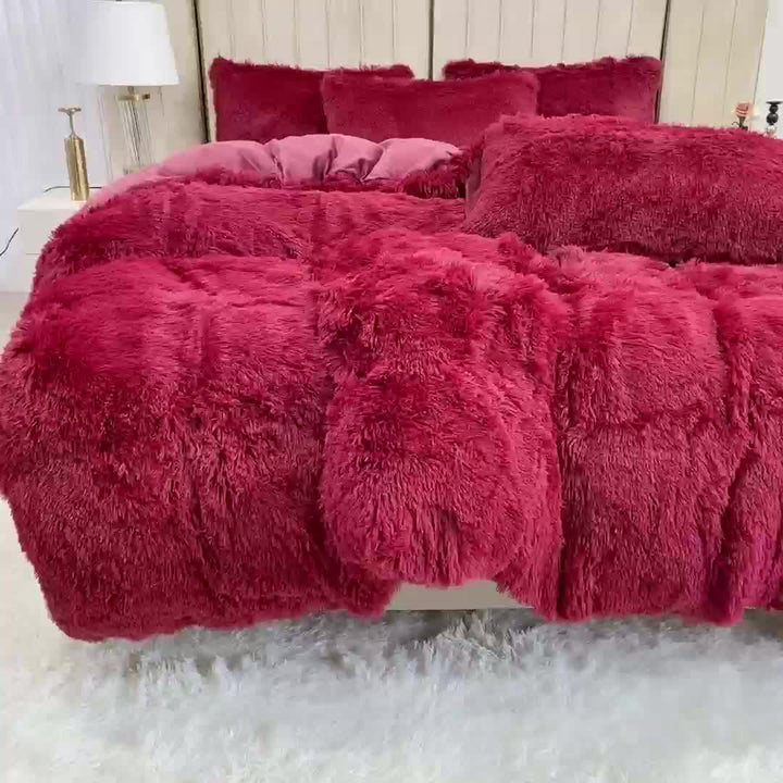 Luvikno | Ultra Soft Plush Duvet Cover Set with Zipper - Luksus & Komfort